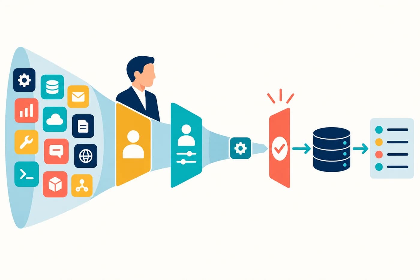 An agent’s identity and permitted actions are checked at an authorization boundary